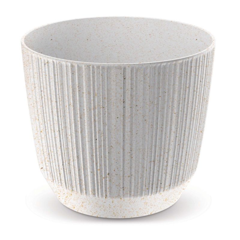 Doniczka EDANTI Osłonka 16,8 cm Ryfo Na Stół Parapet Do Domu Biała 1 szt.