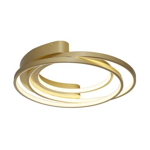 Lampa sufitowa wisząca Rabalux Holize 2884 złoto-biała ring wbudowany LED 50W 1 szt.