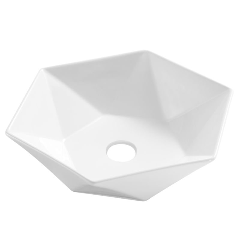 Umywalka nablatowa Invena Tilos 54 cm, geometryczna 1 szt.