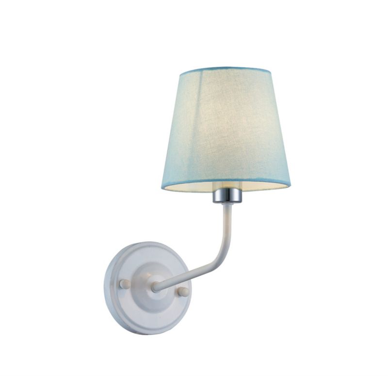 Kinkiet ścienny Candellux York niebiesko-biały 1 x E14 x 60W IP20 wym: 33 x 15 x 25 cm - 1 szt.