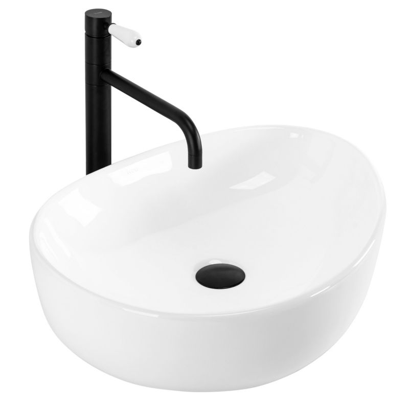 Umywalka Nablatowa Rea Vanila 51X39,5X12,5Cm 1 Szt