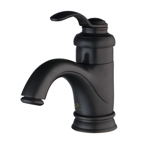 Bateria umywalkowa Lauferi VALA mosiężna stojąca czarna retro 1 szt.