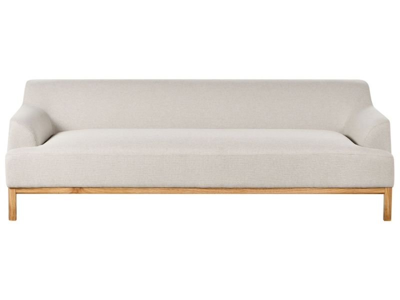 Sofa 3-osobowa jasnobeżowa Sosjo 1 szt.