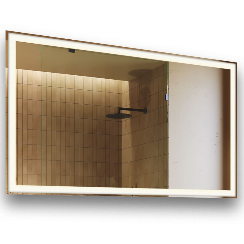 Lustro podświetlane łazienkowe LED Artforma 120x70 Lustro poziome Barwa Neutralna 1 szt.