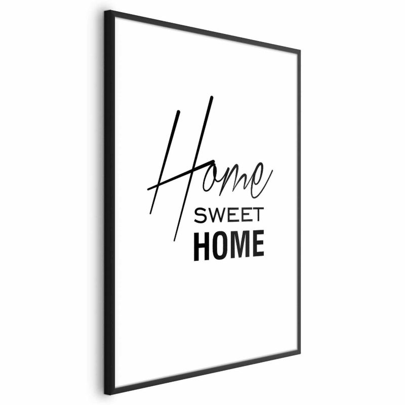 Plakat Artgeist Home 21x30 cm z ramą czarną 1 szt