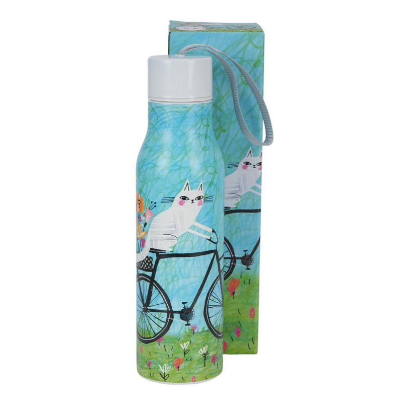 Butelka Termiczna Koci Świat Rower DUO stal nierdzewna kolorowa 500 ml 1 szt.