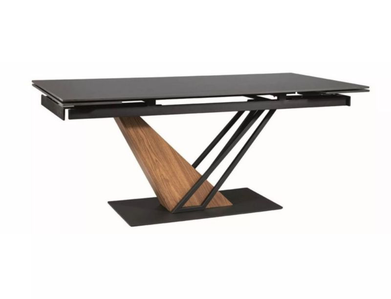 Stół Signal rozkładany GENESIS 160(220)x90 czarny marmur/jesion 1 szt