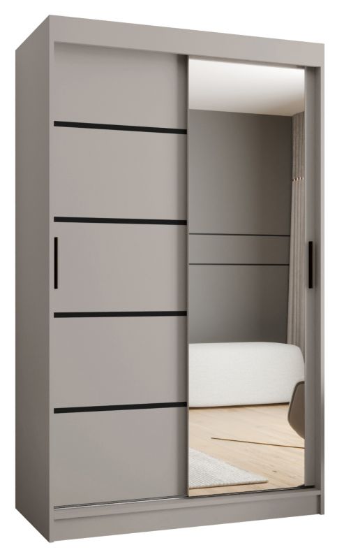 Szafa przesuwna Abiks RUBINO V2 120 kaszmir 1szt.