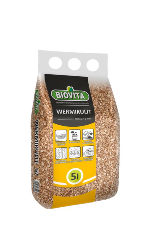Wermikulit ogrodniczy Biovita 1-5 mm 5 l