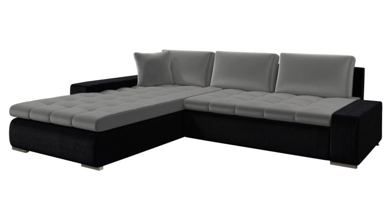 Narożnik MIRJAN 24 rozkładany Orkan czarny/platynowy szary 1 szt.