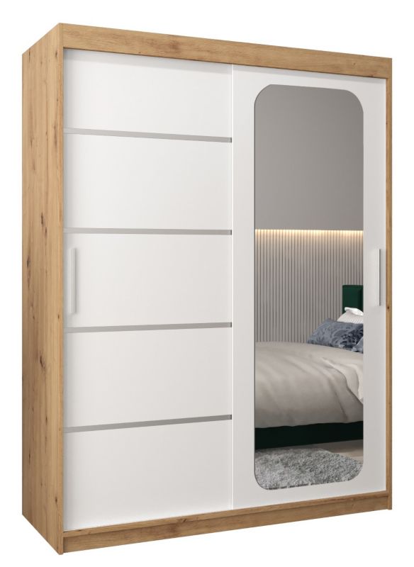 Szafa przesuwna Garderoba Abiks PROMO V2 150 artisan/biały 1 szt.