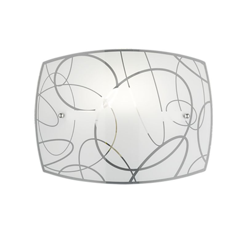 Kinkiet ścienny Trio Spirelli biały 1 x E27 x 40W IP20 wym: 22 x 30 x 30 cm - 1 szt.