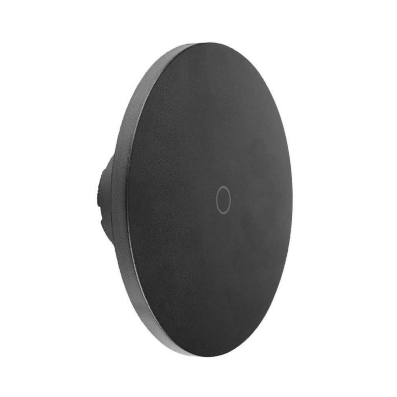 Kinkiet ścienny zewnętrzny V-TAC czarny LED 12W 3000K - 6400K 1200lm IP65 wym: 16 x 16 x 6 cm tworzywo sztuczne - 1 szt.