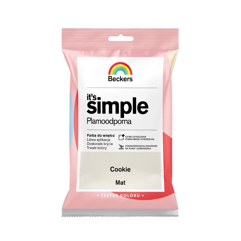 Tester farby kolorowej Beckers It's Simple cookie 0,05 l