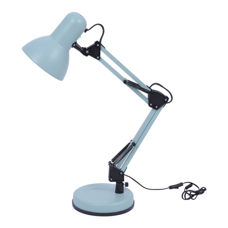 Lampa biurkowa Kaja Cosmo miętowo-czarna 1 x E27 x 60W IP20 wym: 55 x 16 x 16 cm metal - 1 szt.