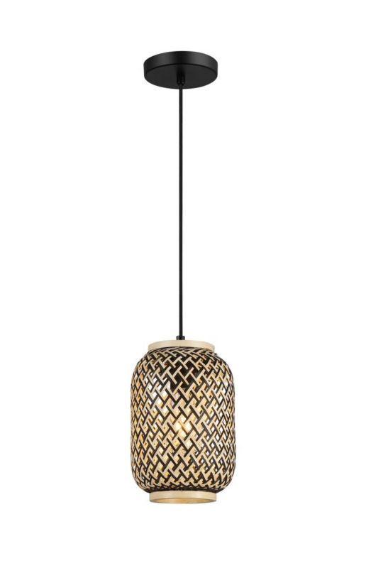 Lampa wisząca Rabalux Adalla czarny matowa-wielokolorowy wym: 180 x 17 x 17 cm 1xE27 x 1 szt.