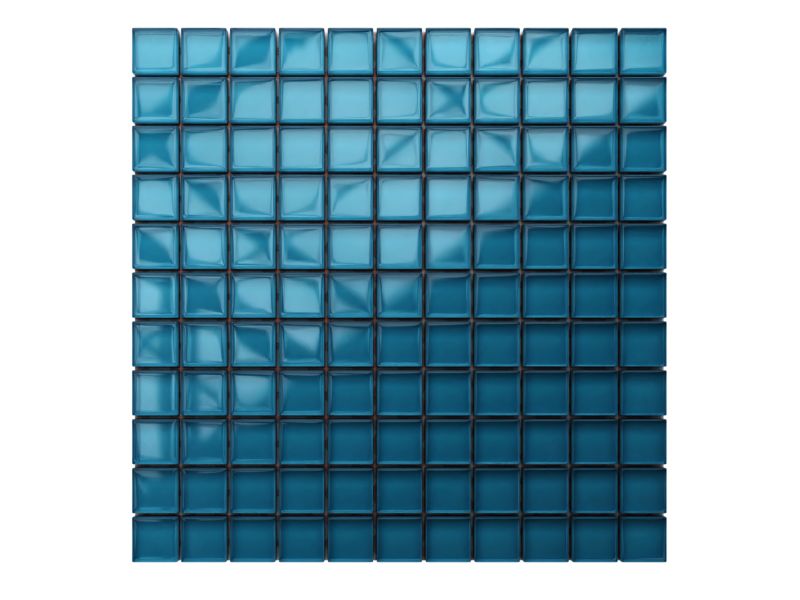 Mozaika szklana Ilcom niebieska turkus 30x30cm 1 szt.