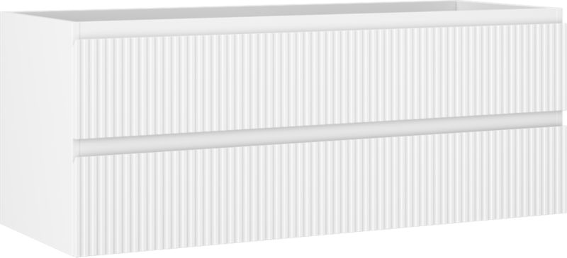 Szafka łazienkowa podumywalkowa Mexen Rivel biała mat 120x47 cm 2 szuflady 1 szt.