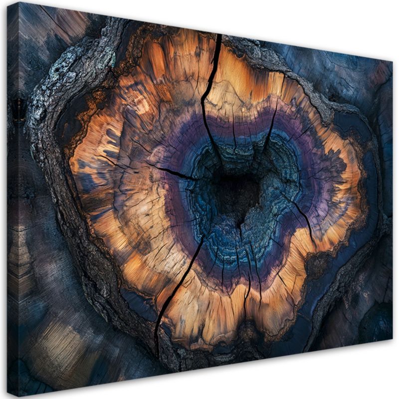 Obraz na płótnie Feeby Słoje w Pniu drzewa Abstrakcja 120x80cm 1szt