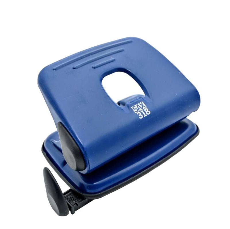 Dziurkacz SAX 318 15 kartek Niebieski 1 szt.