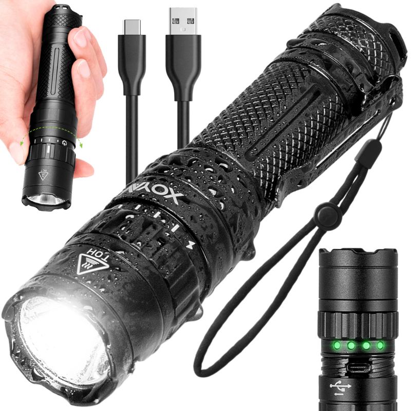 Latarka taktyczna Vayox VA0077 akumulatorowa wodoodporna IP65 1500lm 1 szt.