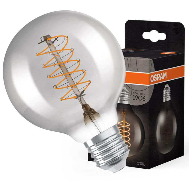 Żarówka LED Osram Dekoracyjna G80 Kula E27 7.8W 360lm 1800K 320st Dymiona Filament 1 szt.