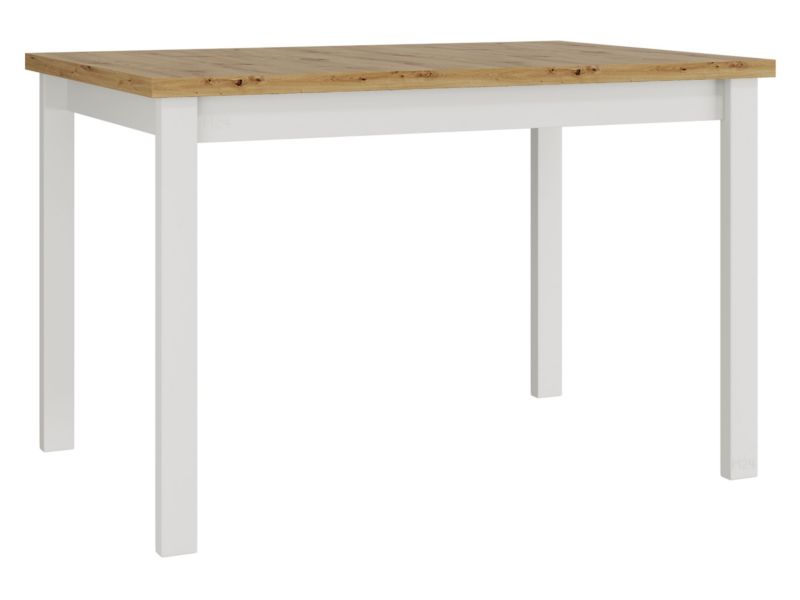 Stół MIRJAN 24 Alba 1S laminat dąb artisan + biały 1 szt.