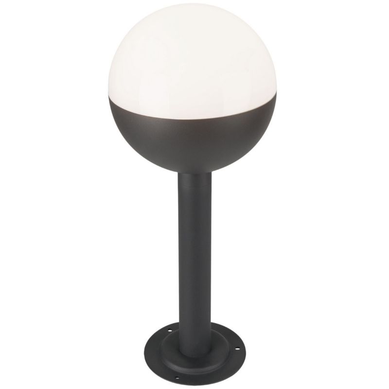 Lampa ogrodowa stojąca Polux Ulsa czarny mat 1 x E27 x 12W IP44 wym: 50 x 18 x 18 cm - 1 szt.