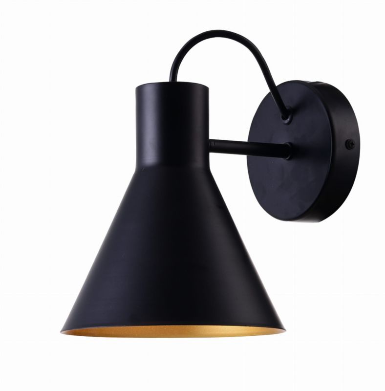Kinkiet ścienny Candellux More czarny 1 x E14 x 40W IP20 wym: 19 x 20 x 15 cm - 1 szt.