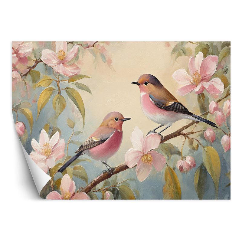 Fototapeta Feeby Ptaki Zwierzęta Vintage 350x245 1 szt