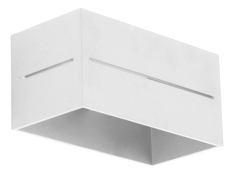 Kinkiet Lampex Quado biały prostokątny 1 x G9 x 40W IP20 wym: 10 x 20 x 20 cm - 1 szt.