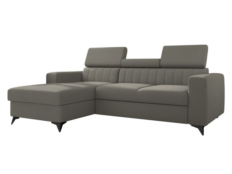 Narożnik z funkcją spania MIRJAN 24 Milano lewy LC+2R szary 1 szt.