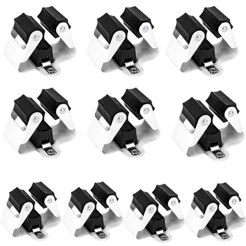 Uchwyt FALON-TECH 10 hak organizer na ścianę narzędzia domowe ogrodowe miotłę mopa 1szt.