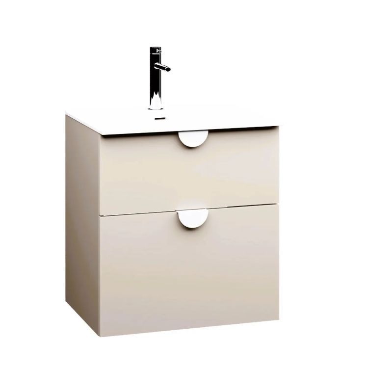 Szafka pod umywalkę KROFAM COCO 60 cm kaszmir półmat 1 szt.