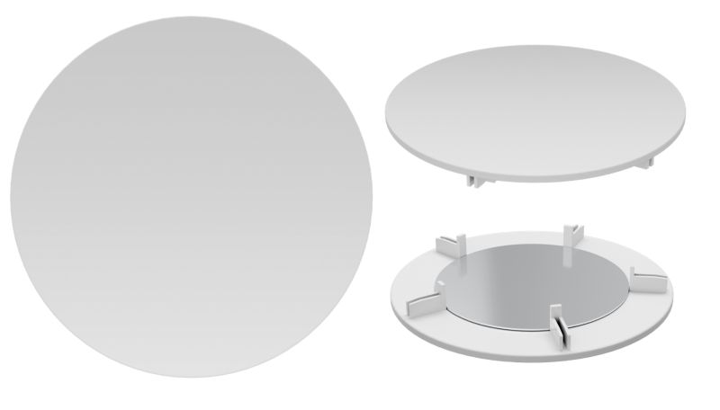 Maskownica Zaślepka Do Zlewozmywaka Odpływu Biała Okrągła Korek Syfon 1 szt.