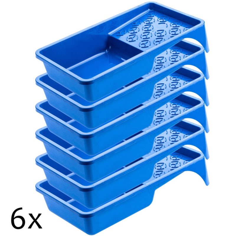 Kuweta malarska KADAX Na Wałek Farba 160mm Niebieska 6szt