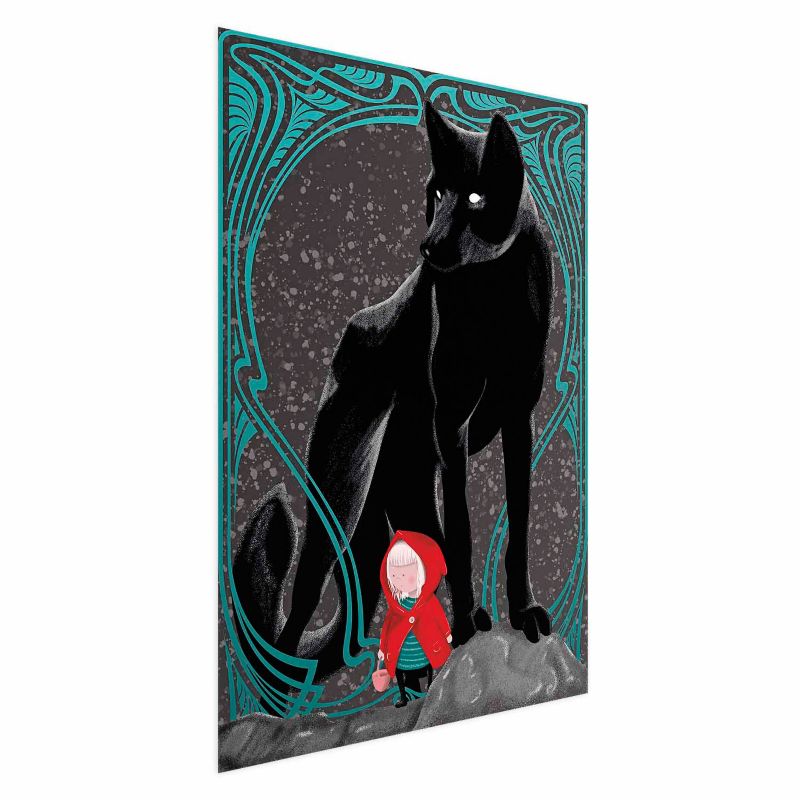 Plakat Artgeist Czerwony kapturek 60x90 cm bez ramy 1 szt