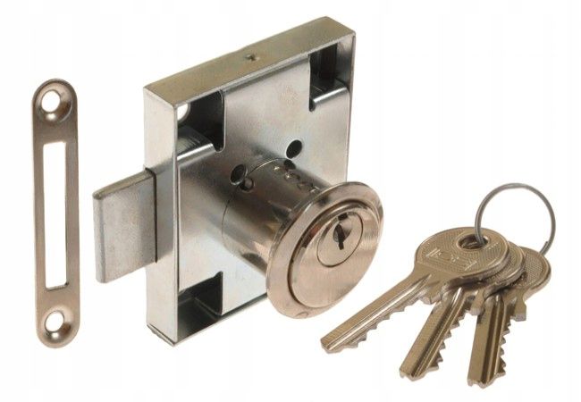 Zamek FEINZ Meblowy Lob Zmb1 Do Szafki Szuflady + Wkręty 1 szt.