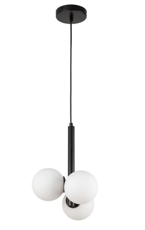 Lampa wisząca Sigma Lighting Perla 3851 czarno-biała dekoracyjna 3xG9 x 1 szt.