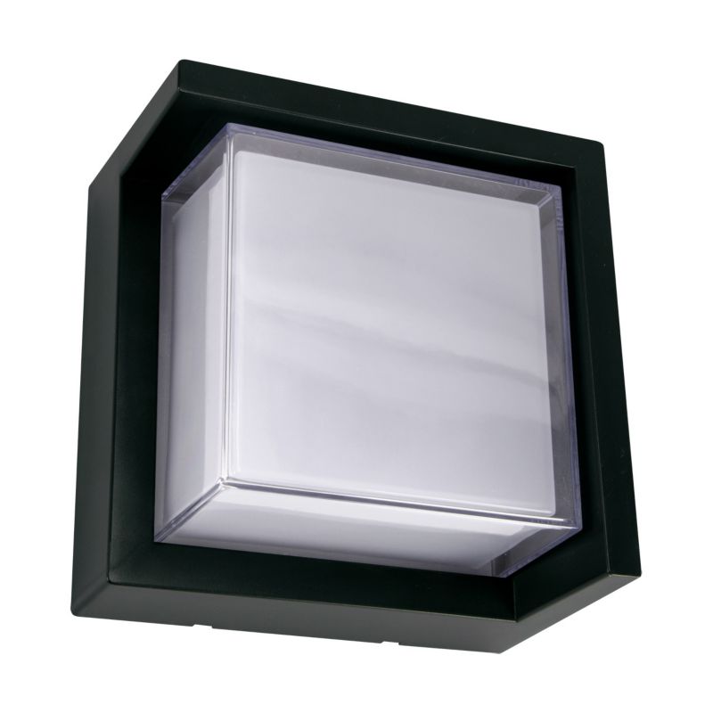 Kinkiet ścienny zewnętrzny Struhm Tekla czarno-biały LED 12W 4000K 1020lm IP54 wym: 16 x 16 x 10 cm tworzywo sztuczne - 1 szt.