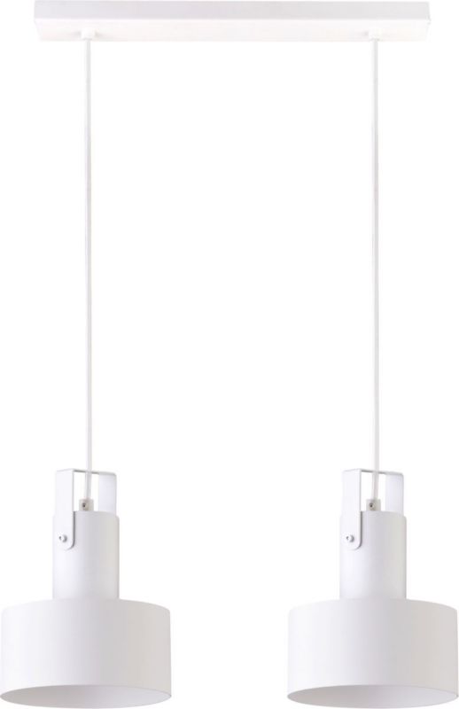 Lampa wisząca Sigma Lighting Rif Plus 4742 biała nowoczesna 2xE27 x 1 szt.