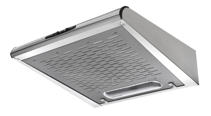 Okap podszafkowy MPM 60 cm inox