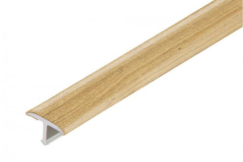 Profil fugowy łączący Cezar Dąb Naturalny 14mm 2,5m aluminiowy 1 szt.