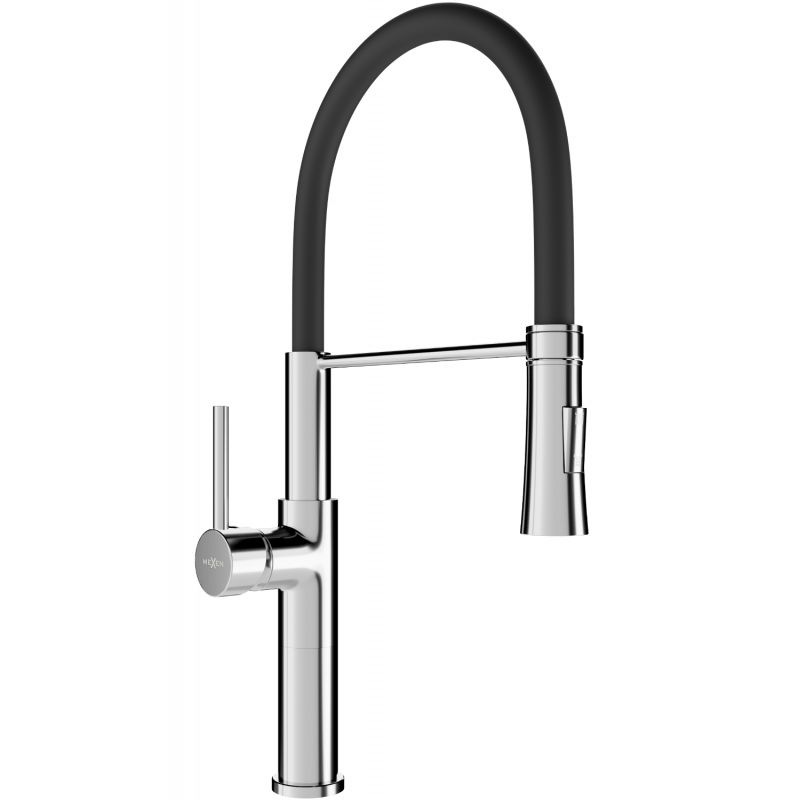 Bateria kuchenna Mexen Dina czarny/chrom 1 szt.