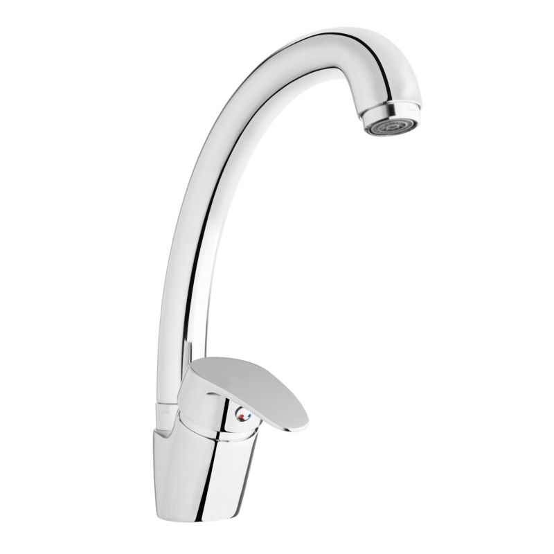 Bateria kuchenna zlewozmywakowa stojąca Invena Ava New srebrny 1 szt.