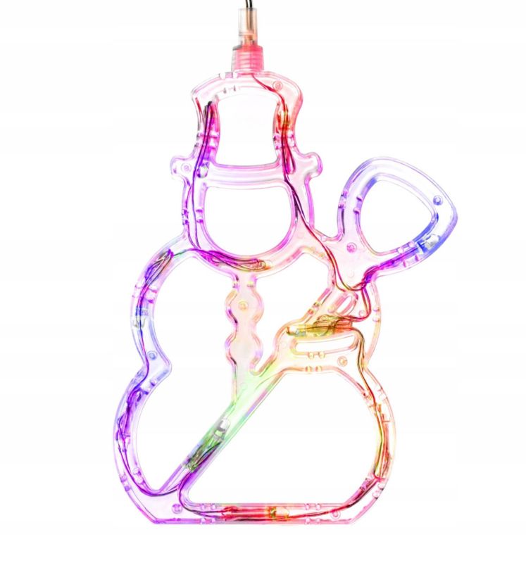 Ozdoba Świąteczna Corciano Bałwanek 10LED na okno 20cm 1szt.