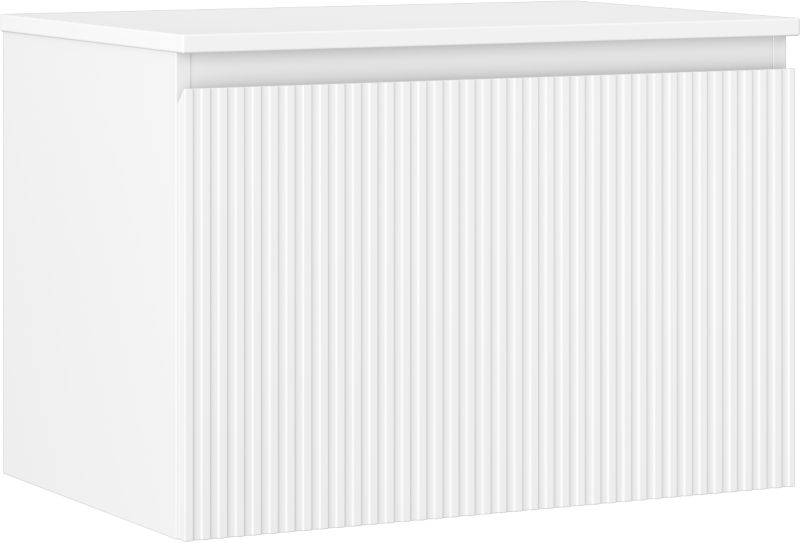 Szafka podumywalkowa Mexen Rivel biały mat 70x47 cm 1 szuflada 1 szt.