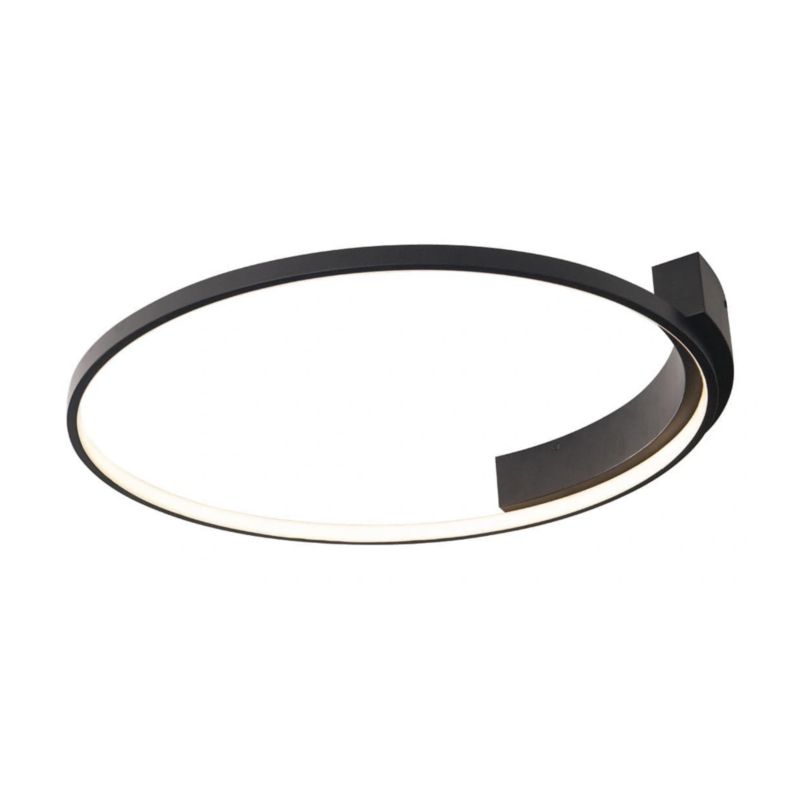 Lampa sufitowa wisząca Maxlight Velvet 7429 czarna ring wbudowany LED 38W 1 szt.