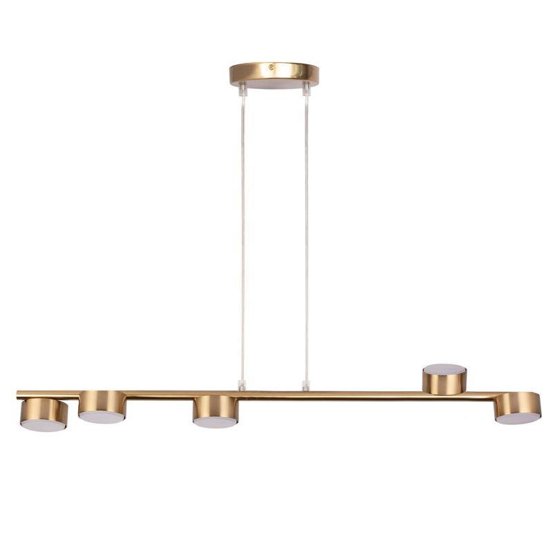 Lampa wisząca Sigma Lighting Punto 7460 złoty szczotkowany dekoracyjna 5xGX53 x 1 szt.