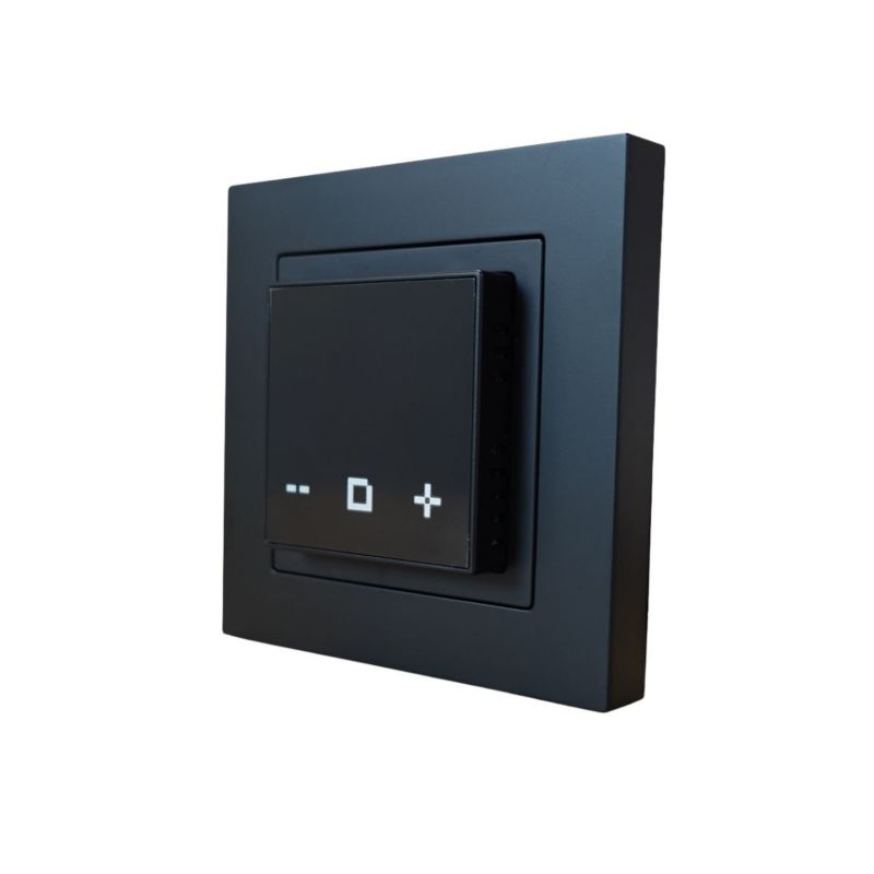 Termostat doramkowy Hornisse do sterowania temperaturą HOTHERM-44-WB czarny 1 szt